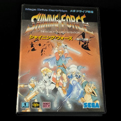 Shining Force With Map Sega Megadrive Japan Ver. Tactical RPG Mega Drive 1992