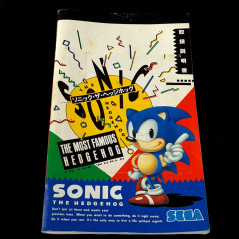 Sonic The Hedgehog +Reg.Card Sega Megadrive Japan Ver. Platform Action Mega Drive 1991