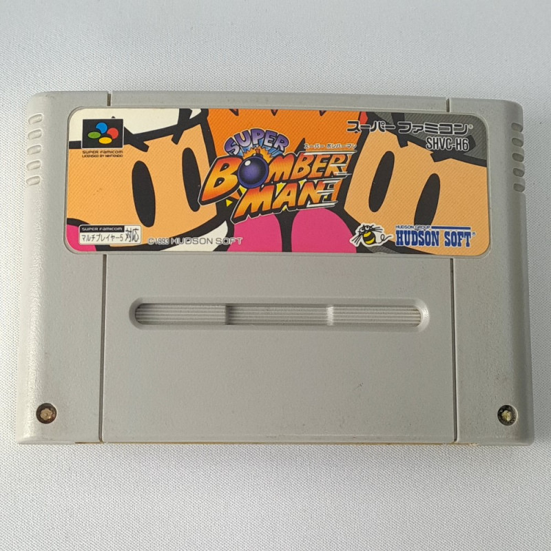 Super Bomberman (Cartridge Only) Super Famicom Japan Game Nintendo SFC Hudson Soft Action 1993 Bomber Man
