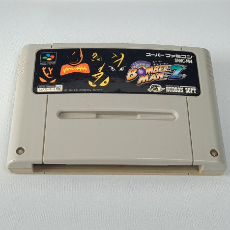 Super Bomberman 5 Gold Cartidge Super Famicom Japan Hudson Soft Very Rare