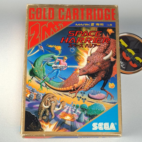 Space Harrier Sega Mark III Master System Japan Game 3D Shooting 1986 G-1310