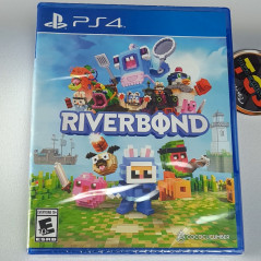 RIVERBOND PS4 NEW Limited Run Game in EN-FR-DE-ES-IT-PT-KR-JP-CH-Rus Party Arcade Action Cococucumber