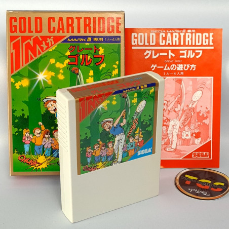 Great Golf Sega Mark III Master System Japan Game Sports 1987 G-1313