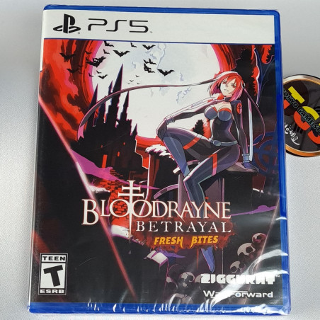 BLOODRAYNE BETRAYAL: FRESH BITES PS5 NEW Limited Run Game in EN-FR-DE-ES-IT-JP Platform Action LRG012