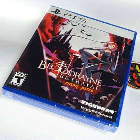 BLOODRAYNE BETRAYAL: FRESH BITES PS5 NEW Limited Run Game in EN-FR-DE-ES-IT-JP Platform Action LRG012