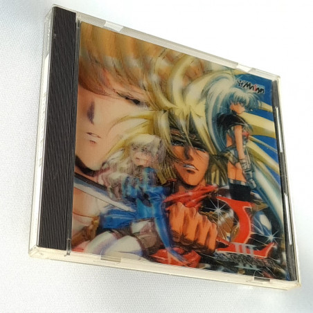 Langrisser III (Without Manual) Holographic Cover Sega Saturn Japan Ver. Masaya Strategy (From Limited Edition)