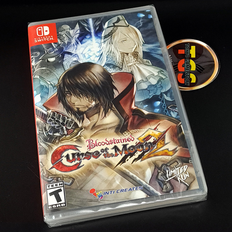 BLOODSTAINED Curse Of The Moon 2 SWITCH Limited Run Game NEW (EN-JP) Castlevania