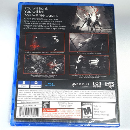 OTHERCIDE PS4 NEW Limited Run Game in EN-FR-DE-ES-IT-PT-KR-JP-CH Focus Tactical RPG