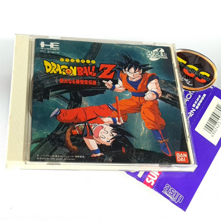 Dragon Ball Z: Idainaru Goku Densetsu + Spin.Card Nec PC Engine Super CD-Rom² Japan Ver. PCE Bandai Fighting