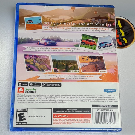 Art Of Rally +Bonus PS5 NEW Physical US Game Racing Serenity Forge