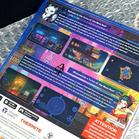 Tales Of The Neon Sea PS5 EU Physical Game In EN-FR-DE-ES-IT-KR-JP NEW RPG Adventure