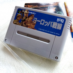 Europa Sensen World War II (Europe Battle Line) Super Famicom (Nintendo SFC) Japan Ver. Strategy Koei 1993 SHVC-YP WWII