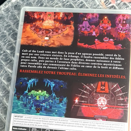 Cult Of The Lamb Switch EU Physical Game In EN-FR-DE-ES-PT-KR-JP NEW Adventure Strategy Devolver