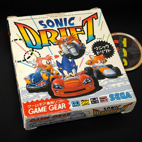 Sonic Drift + Reg. Card Game Gear Japan Sega Racing 1994 G-3415 Gamegear