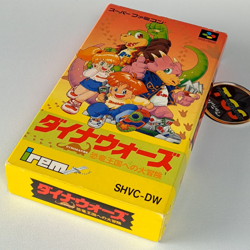 Dino Wars: Kyouryuu Oukoku e no Daibouken Super Famicom Japan Game Nintendo SFC Irem Platform Action Dino City