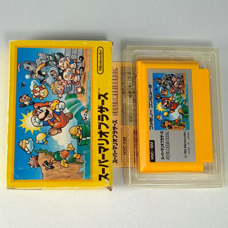 SUPER MARIO BROTHERS Famicom Nintendo FC Nes Japan Game Bros. Platform 1985 HVC-SM