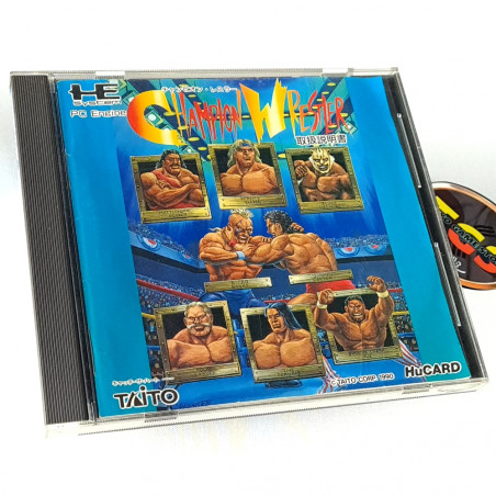 Champion Wrestler Nec PC Engine Hucard Japan Ver. PCE Taito Wrestling 1990