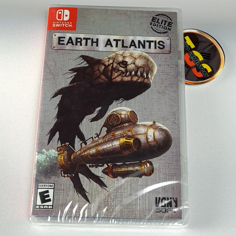 Earth Atlantis Elite Edition SWITCH US Game In EN-FR-DE-ES-IT-JP-KO NEW VGNY Shmup