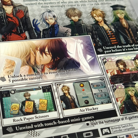 Amnesia Memories SWITCH US NEW Game Idea Factory Adventure OTOME