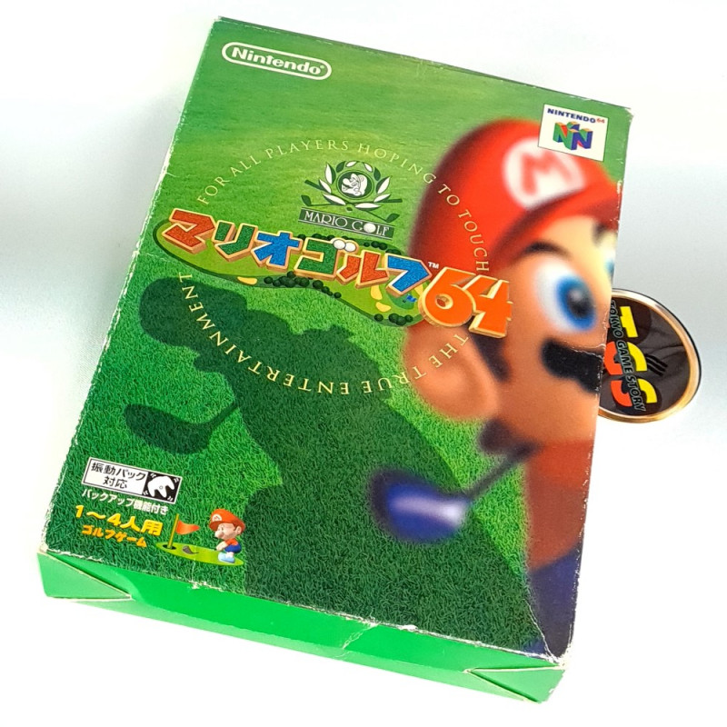 Mario Golf 64 + Bonus Card Nintendo 64 Japan Game N64 Camelot Sport Golf