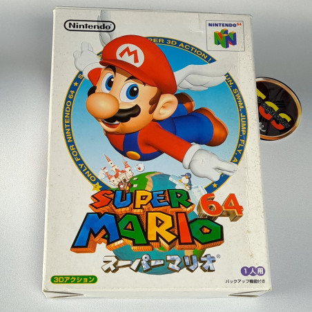 Super Mario 64 + Bonus Card Nintendo N64 Japan Game 3D Platform Action 1996