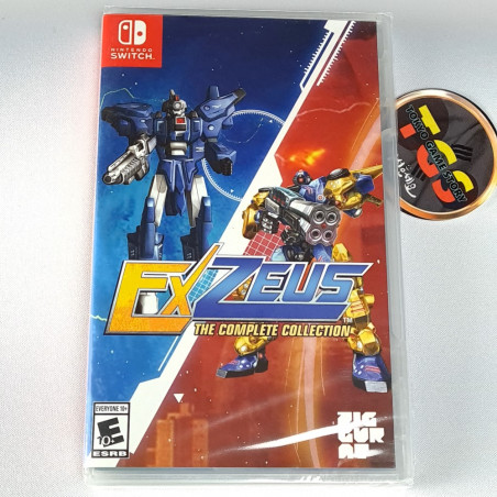 EXZEUS: THE COMPLETE COLLECTION (I+II) SWITCH Limited Run LRG Game Arcade Action NEW MECHAS