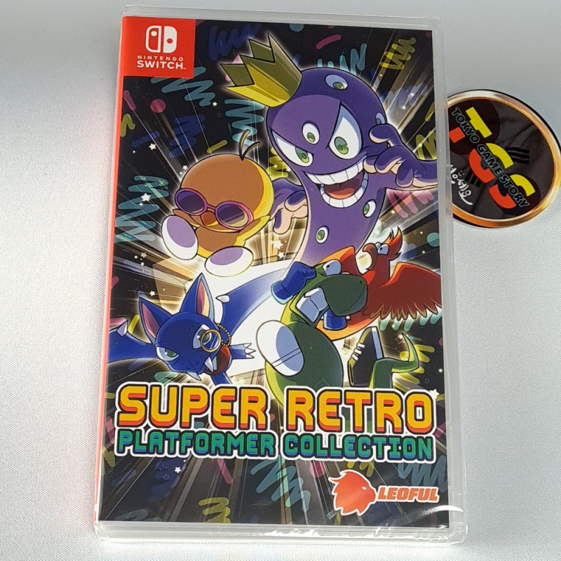 Super Retro Platformer Collection SWITCH ASIA Game In (EN-PT-DE) NEW Leoful Compilation