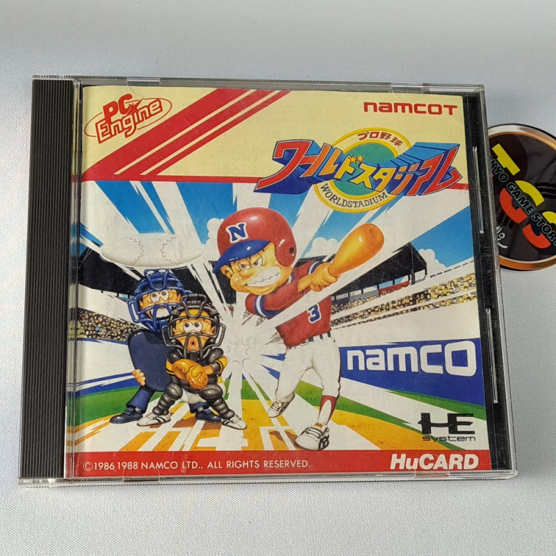 PRO YAKYU WORLD STADIUM Nec PC Engine Hucard Japan Ver. PCE Namcot Baseball