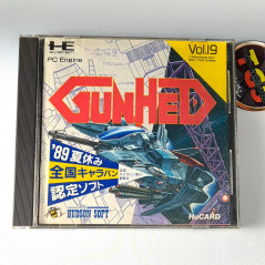 GunHed Nec PC Engine Hucard Japan Game PCE Shmup Shooting Hudson Soft 1989 Gun Hed