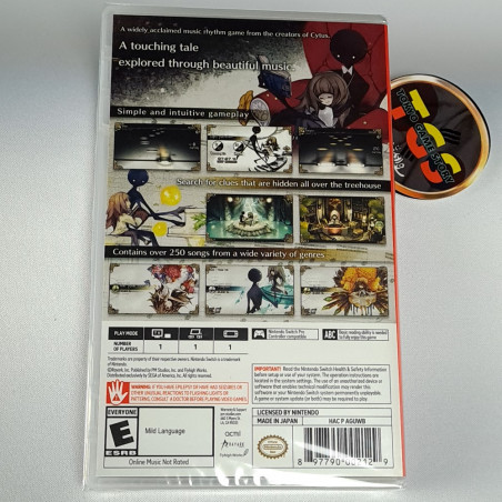 DEEMO Nintendo SWITCH USA Game In EN-FR-DE-ES-PT-KR Neuf/NewSealed Music Rythm