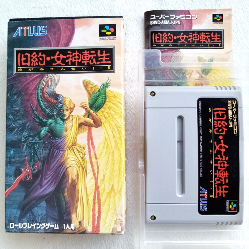 Kyuyaku Megami Tensei I.II Super Famicom (Nintendo SFC) Japan Ver. RPG Atlus 1995 SHVC-P-AKMJ