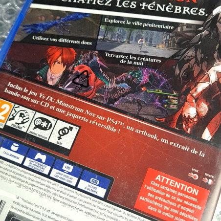 Ys IX: Monstrum Nox Pact Edition PS4 FR Physical Game NEW Action RPG NIS America