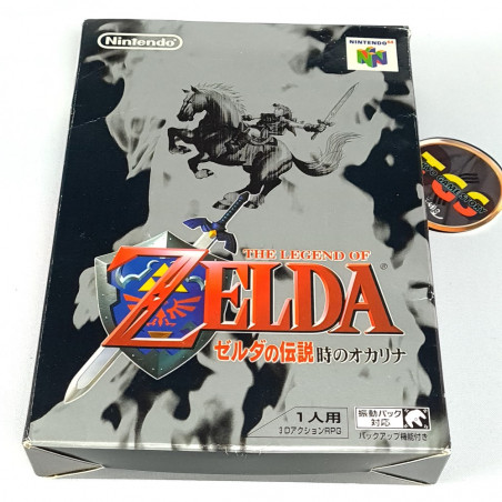 The Legend Of Zelda Ocarina of Time Nintendo 64 + Reg. & Sticker Japan Ver. nintendo 1998 N64 Zelda Densetsu
