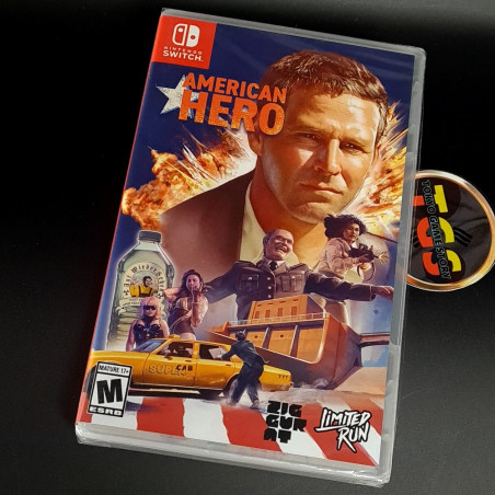 AMERICAN HERO Switch USA NEW Limited Run Game LRG151 Ziggurat FMA Adventure