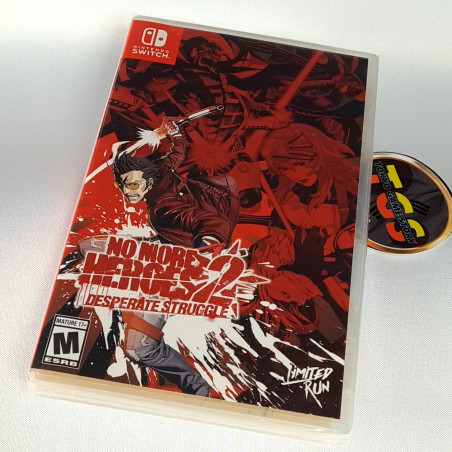 NO MORE HEROES 2: DESPERATE STRUGGLE Switch Limited Run Game LRG100 NEW (FR-EN-DE-IT-ES-JP-CH) Action
