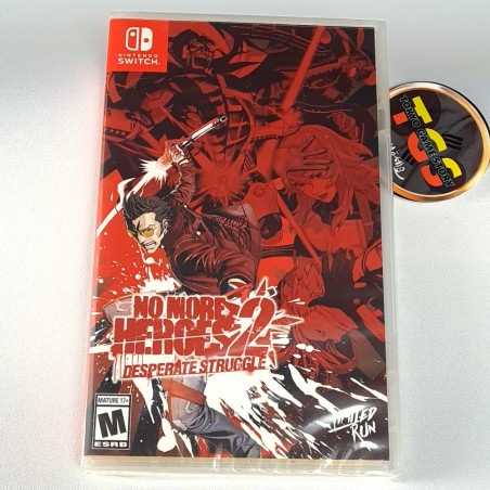 NO MORE HEROES 2: DESPERATE STRUGGLE Switch Limited Run Game LRG100 NEW (FR-EN-DE-IT-ES-JP-CH) Action