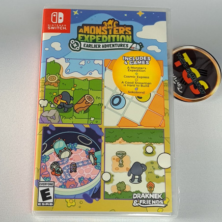 A Monster's Expedition + Earlier Adventures SWITCH USA NEW Draknek Puzzle Adventure