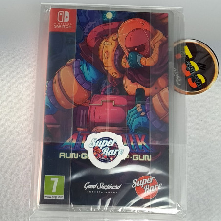 Atomik: RunGunJumpGun SWITCH Super Rare Games SRG87 NEW (EN-FR-ES-DE-IT-JP-PT-RU-CH)