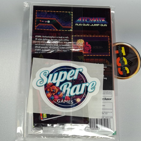 Atomik: RunGunJumpGun SWITCH Super Rare Games SRG87 (4000Ex.) NEW (EN-FR-ES-DE-IT-JP-PT-RU-CH)