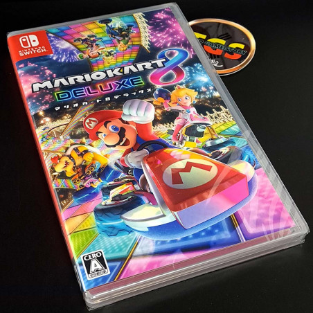 Mario Kart 8 Deluxe Switch Japan Game In EN-FR-DE-ES-IT-JP-KR-CH-PT Run New