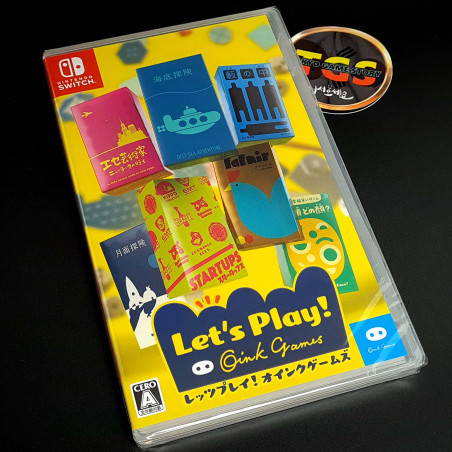 Let's Play ! Switch Japan Factory Sealed Game In EN-FR-DE-ES-IT-KR-JP-CH New Oink Games