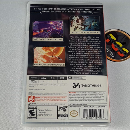 REDOUT: SPACE ASSAULT Switch NEW Limited Run Game LRG128 (FR-EN-DE-IT-ES-JP-KR-RU-PT) Action