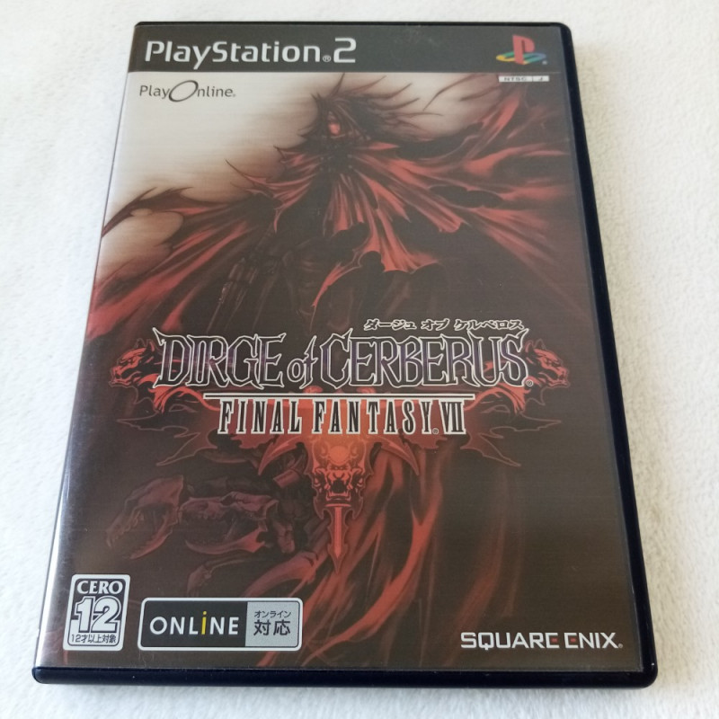 Final Fantasy VII Dirge Of Cerberus Playstation PS2 Japan Ver. Square Enix