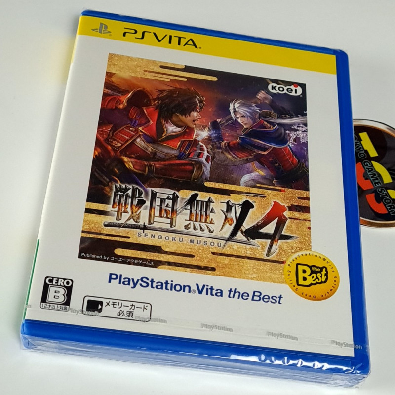 Sengoku Musou 4 (the Best) Sony PS Vita Japan Ver. Neuf/NewSealed PSVita Koei Action