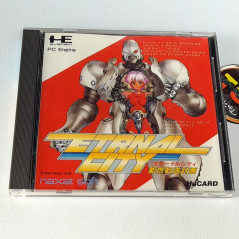 Eternal City Nec PC Engine Hucard Japan Ver. PCE Toshi Tensou Keikaku Naxat Soft action 1991