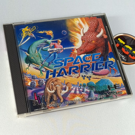 Space Harrier Nec PC Engine Hucard Japan Ver. PCE SEGA 3D Shooter 1988