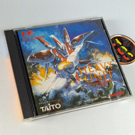 Heavy Unit Nec PC Engine Hucard Japan Ver. PCE Taito Shmup Shooting 1989 (DV-LN1)