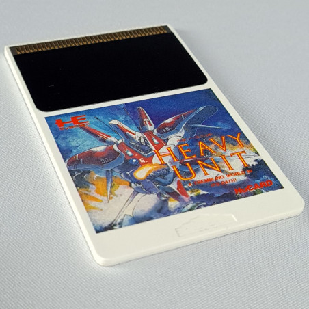 Heavy Unit Nec PC Engine Hucard Japan Ver. PCE Taito Shmup Shooting 1989 (DV-LN1)