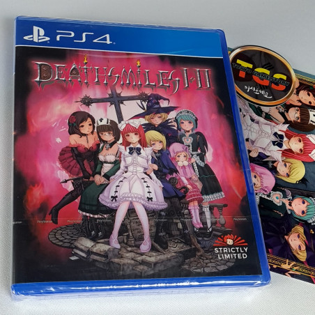 DEATHSMILES I&II (1500 Ex.)+Card PS4 Strictly Limited Game in EN-FR-ES-JP NEW Cave Shmup