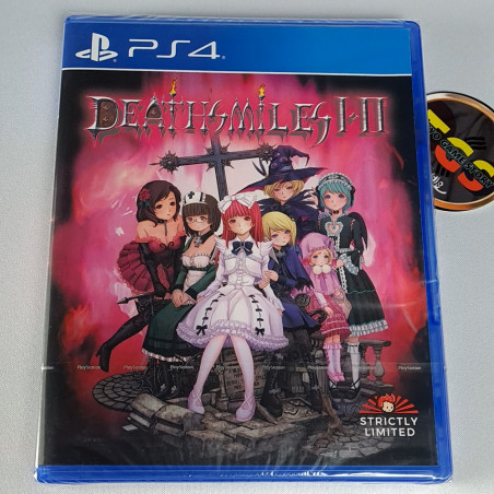 DEATHSMILES I&II (1500 Ex.)+Card PS4 Strictly Limited Game in EN-FR-ES-JP NEW Cave Shmup
